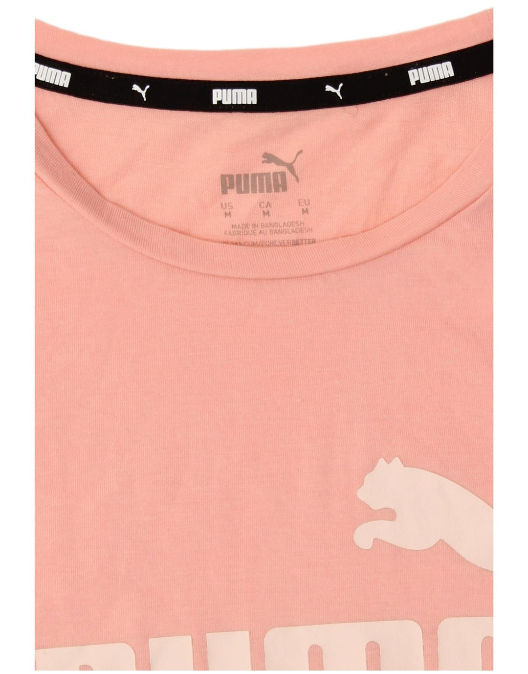 T-shirt grafica da donna Puma UK 14 rosa medio