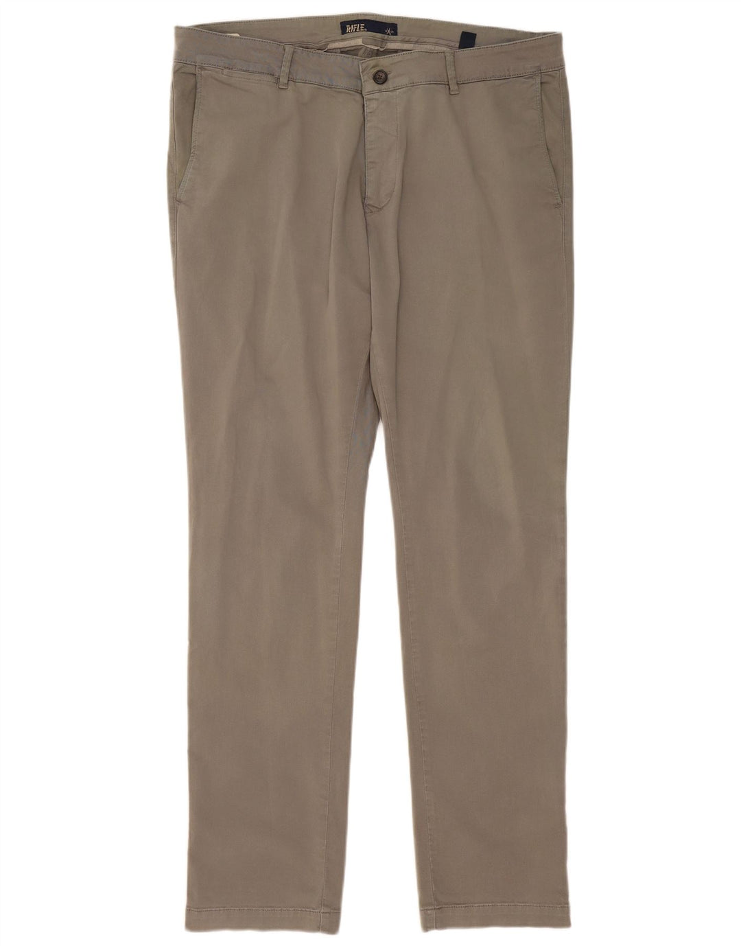 Pantaloni chino slim da uomo RIFLE W38 L33 cotone grigio