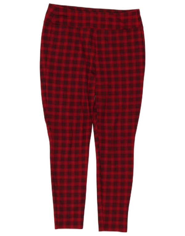 Pantaloni casual skinny da donna Gap medi W30 L26 quadri rossi