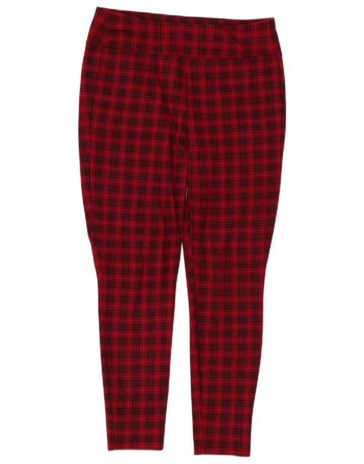 Pantaloni casual skinny da donna Gap medi W30 L26 quadri rossi