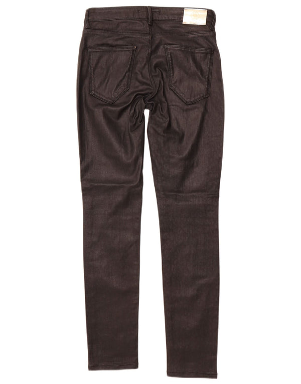 ROBERTO CAVALLI Womens Skinny Jeans IT 40 Small W28 L28 Black Cotton