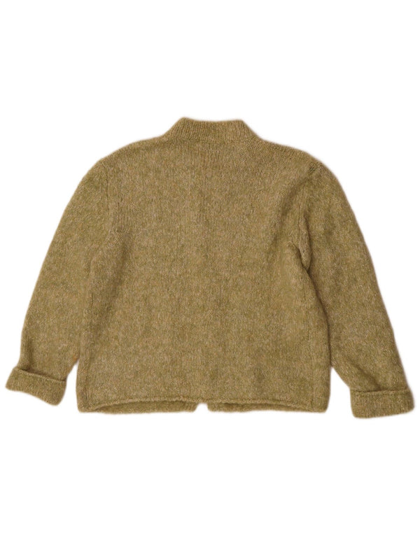 Maglione cardigan da donna Marella UK 14 Large Green Mohair