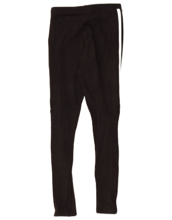 Leggings grafici da donna Adidas UK 6 XS cotone nero