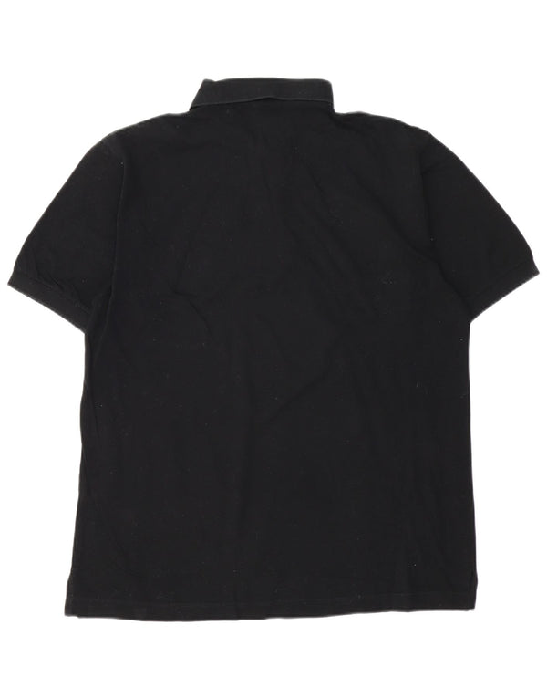 SERGIO TACCHINI Polo Uomo Large Nera in Cotone