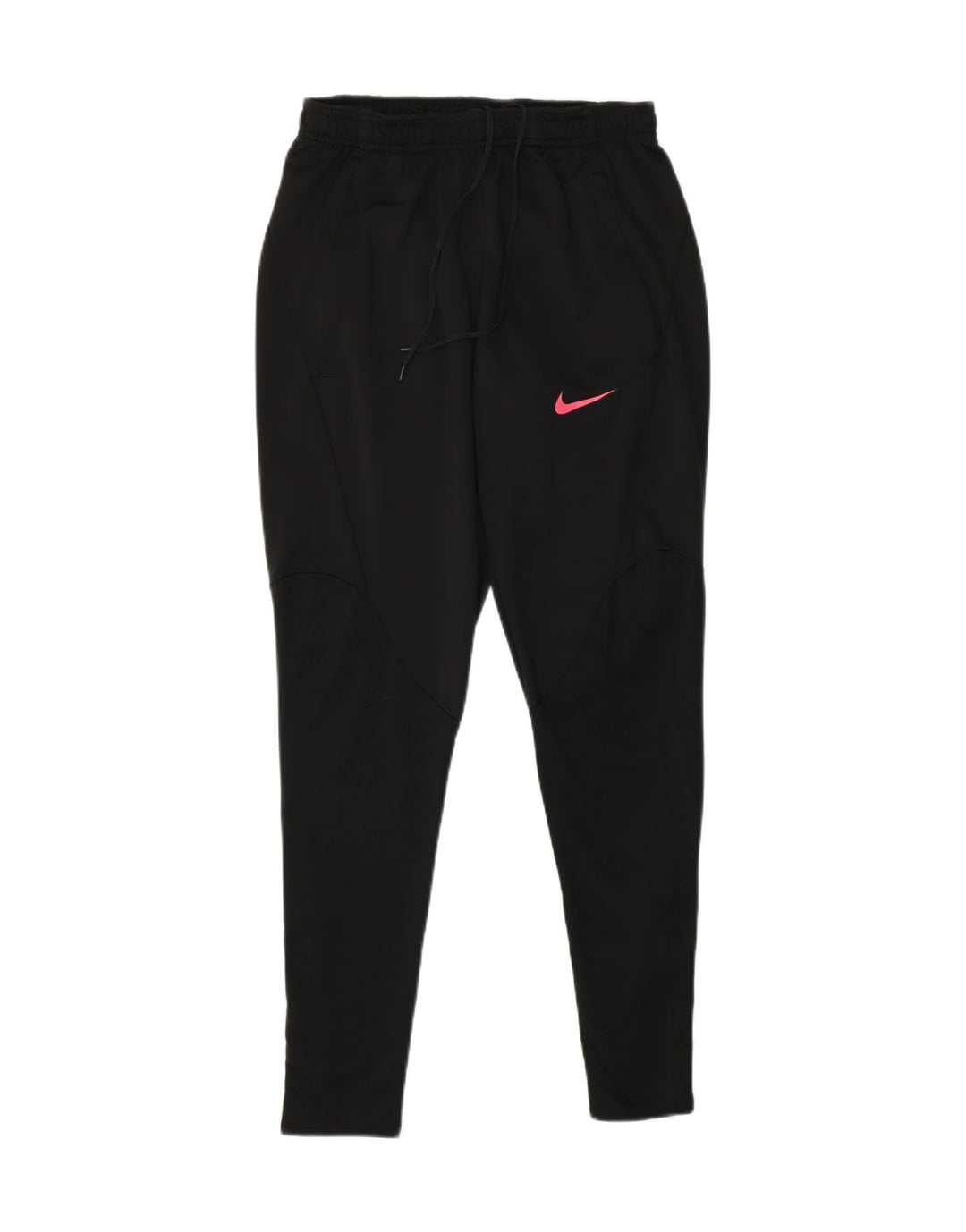 Pantaloni da tuta NIKE Dri Fit Slim Fit da donna UK 10 Small Nero