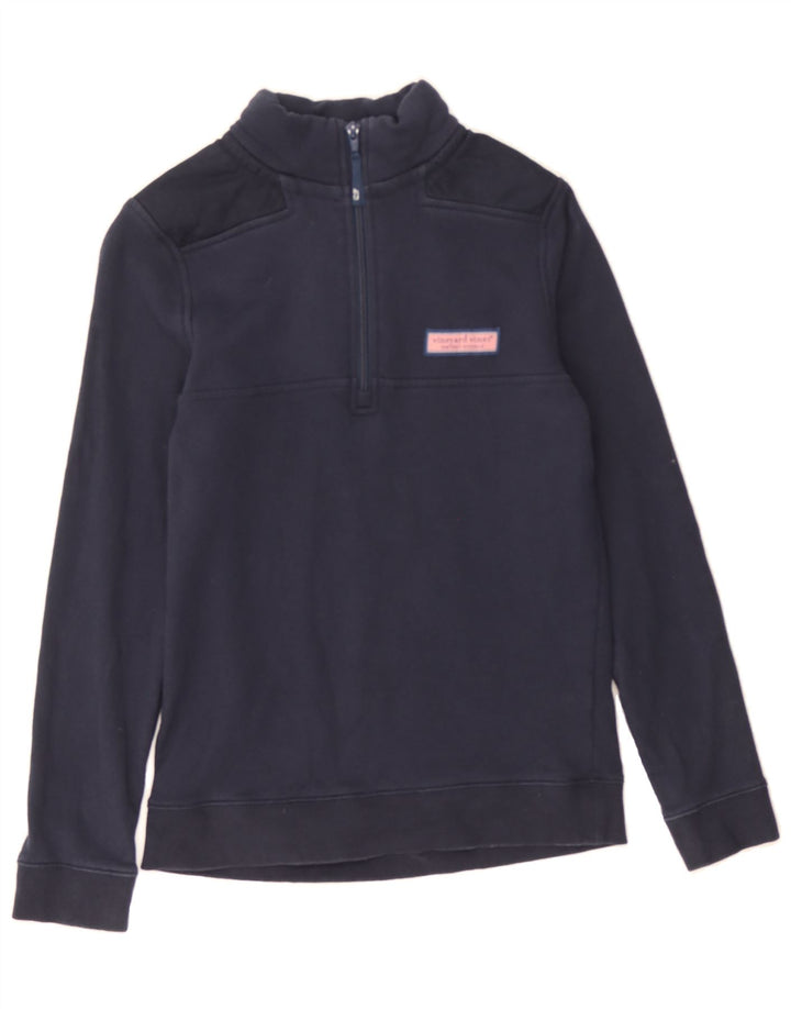 VINEYARD VINES Boys Sweatshirt Jumper 12-13 Years Medium  Navy Blue Vintage Vineyard Vines and Second-Hand Vineyard Vines from Messina Hembry 