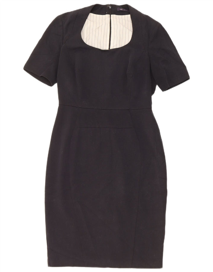 Abito aderente da donna Marks & Spencer UK 10 piccolo poliestere nero