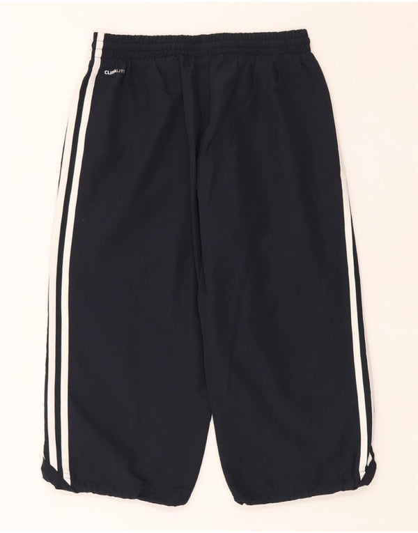 Pantaloni da tuta ADIDAS Climalite Capri da donna UK 6 XS Blu navy