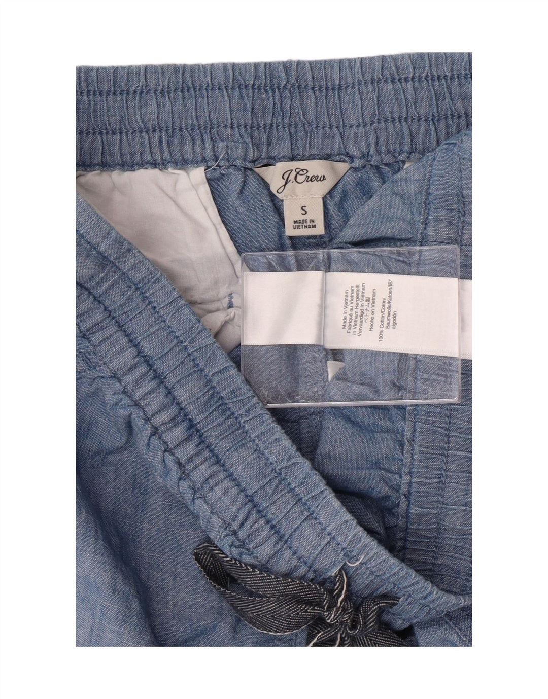 J. CREW Womens Chino Shorts Small W30  Blue Cotton