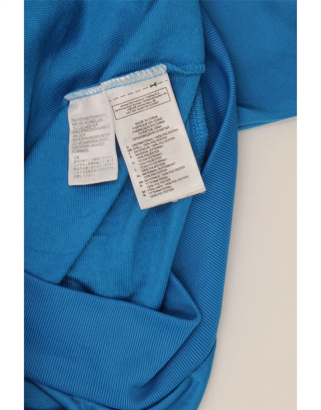 Giacca da tuta da uomo Adidas XS blu in poliestere color block