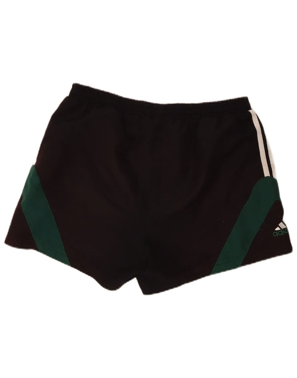 Pantaloncini sportivi da uomo Adidas Medium Black Colourblock in poliestere