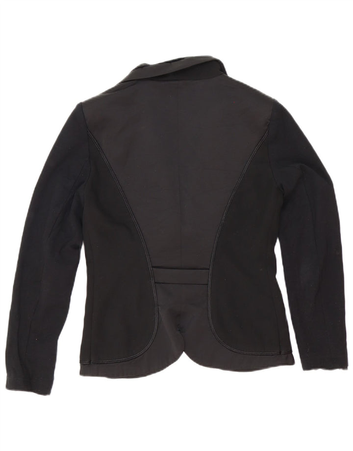 Giacca Blazer a 2 Bottoni da Donna Roccobarocco IT 42 Medio Nero Poliestere