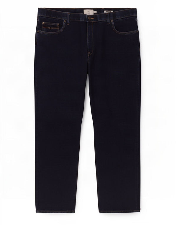 Jeans slim elasticizzati da uomo Marks & Spencer W40 L28 cotone blu navy