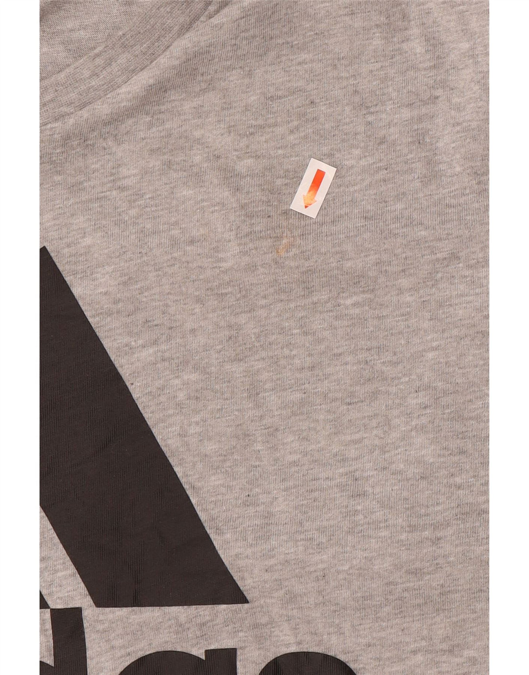 T-shirt grafica da uomo Adidas Top XL in cotone grigio