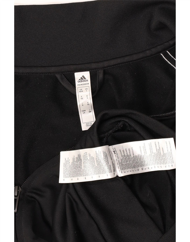 Giacca da tuta da uomo Adidas UK 44/46 grande poliestere nero