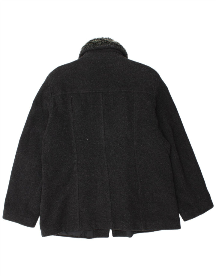 Giubbotto bomber da donna Sasha UK 16 grande lana nera