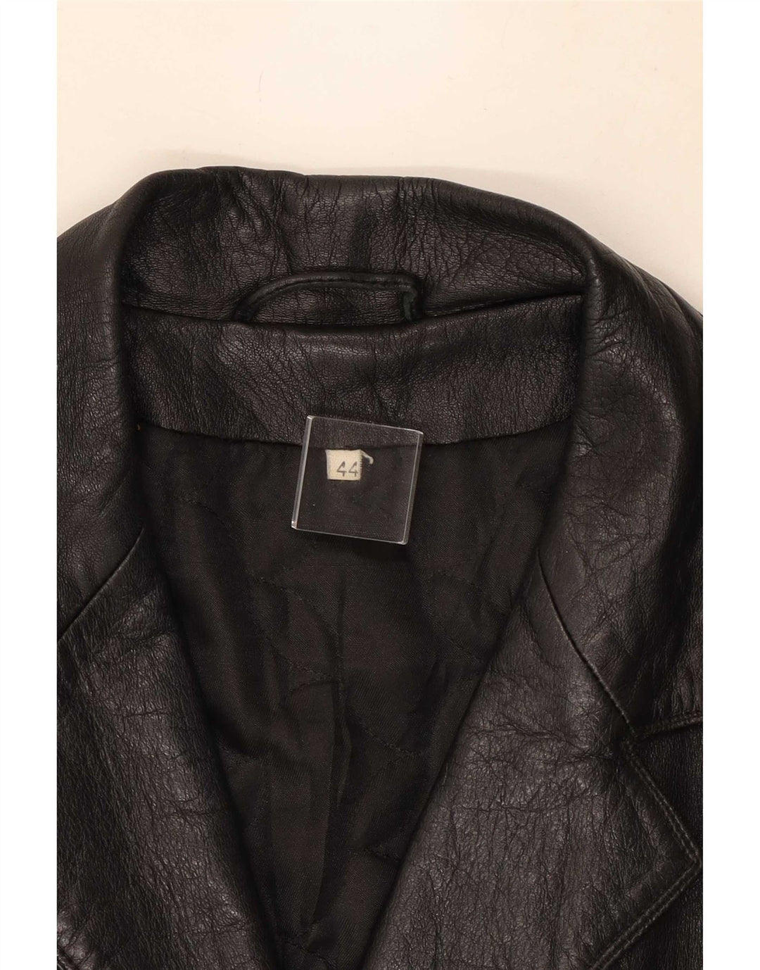 Cappotto In Pelle Donna Suprema IT 44 Medio Nero