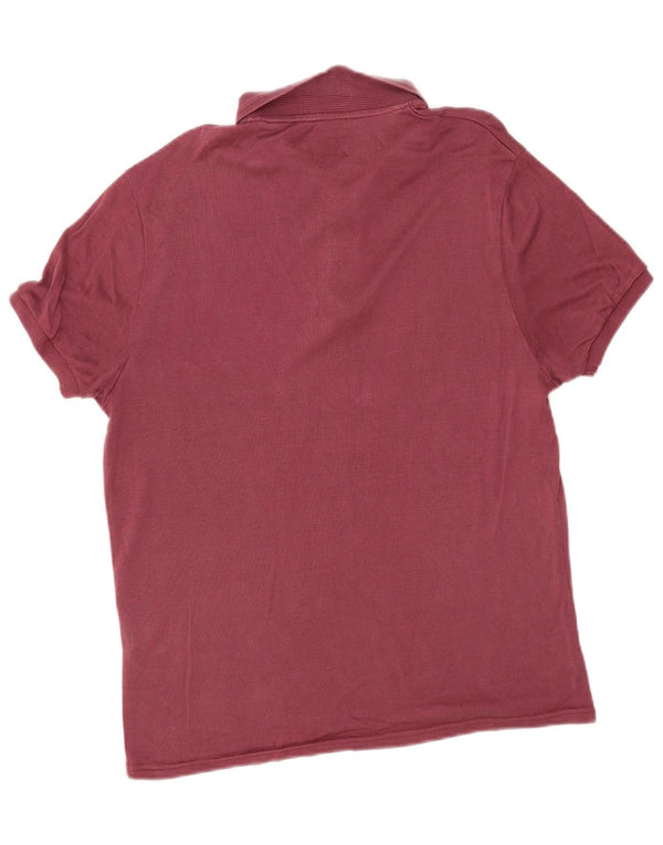 Polo Zara da uomo grande in Lyocell bordeaux