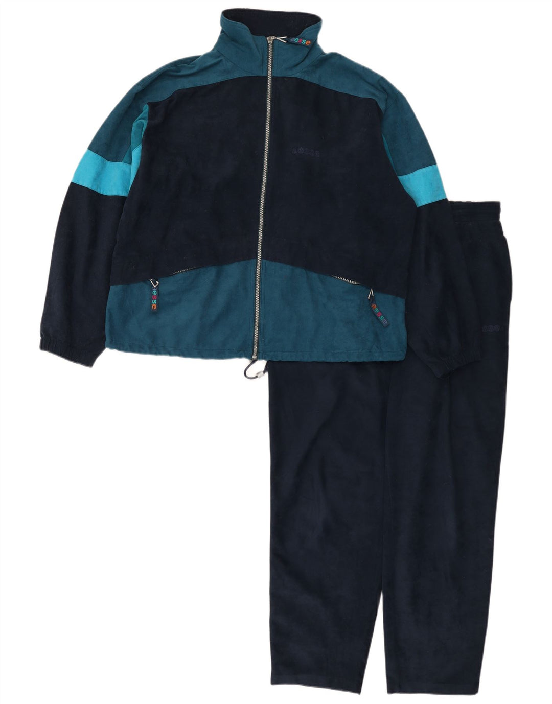 Tuta intera da donna Aesse IT 46 Small Blu Navy Colourblock Sports