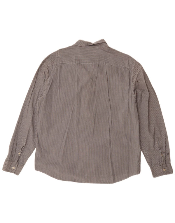 JACK WILLS Camicia da uomo slim fit XL in cotone gessato grigio