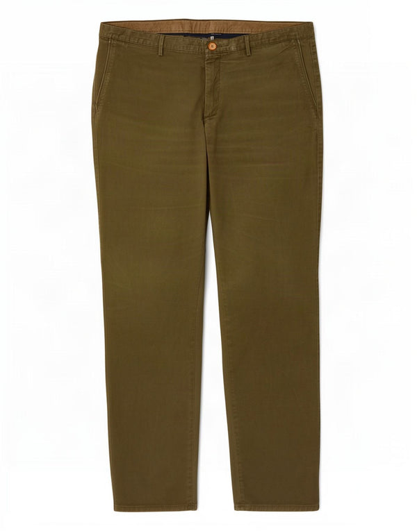 Pantaloni chino slim fit da uomo Massimo Dutti EU 46 XL W36 L33 Cachi