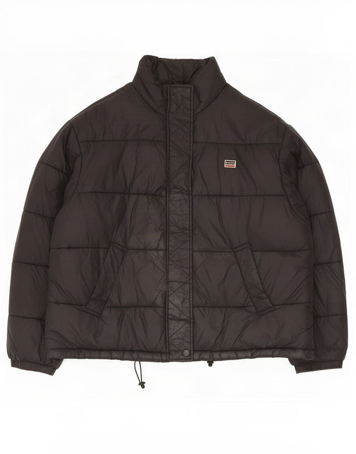 Giacca imbottita da uomo Levi's UK 38 media nera in poliammide