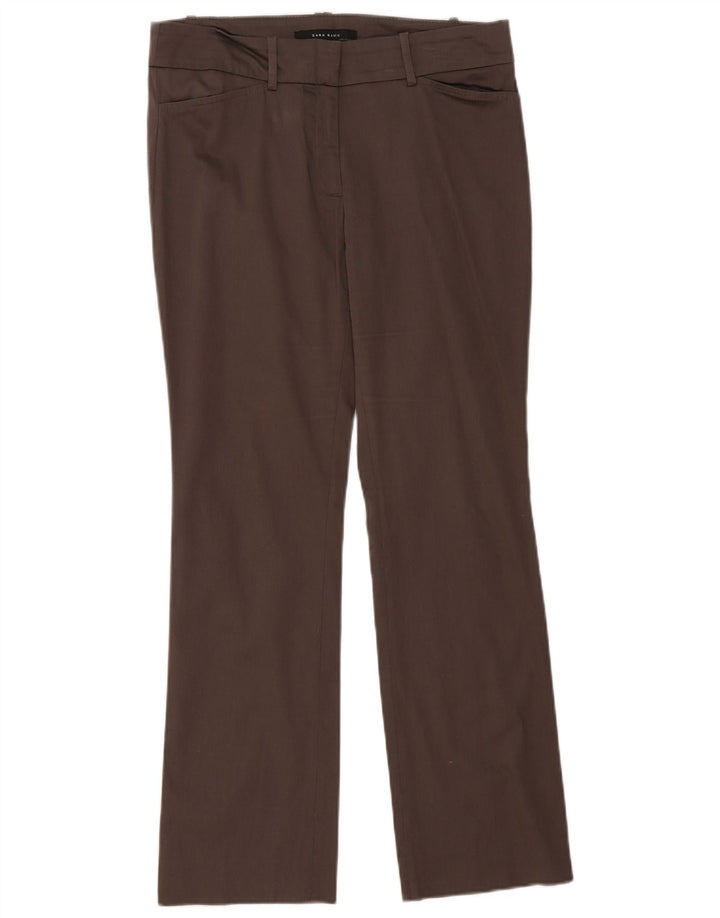 Pantaloni casual Bootcut da donna Zara EU 40 Medium W30 L31 Cotone grigio