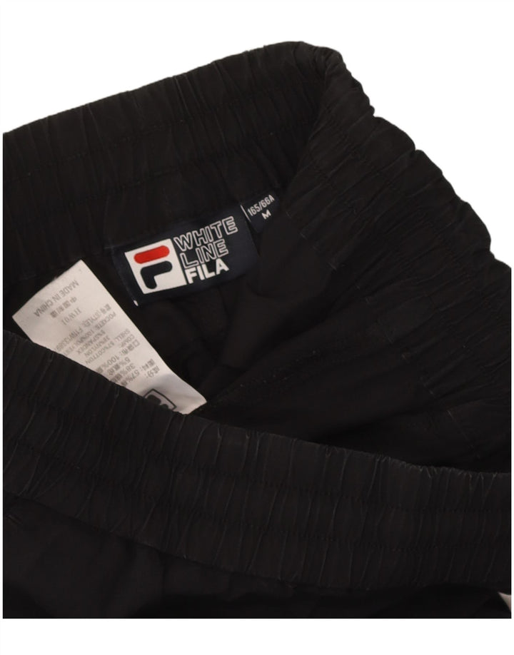 Pantaloni da tuta da uomo Fila Cargo Pantaloni da jogging medio cotone nero