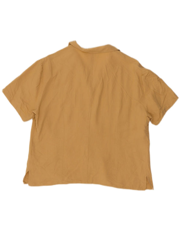 Camicetta da donna a maniche corte Navigare UK 18 XL viscosa gialla