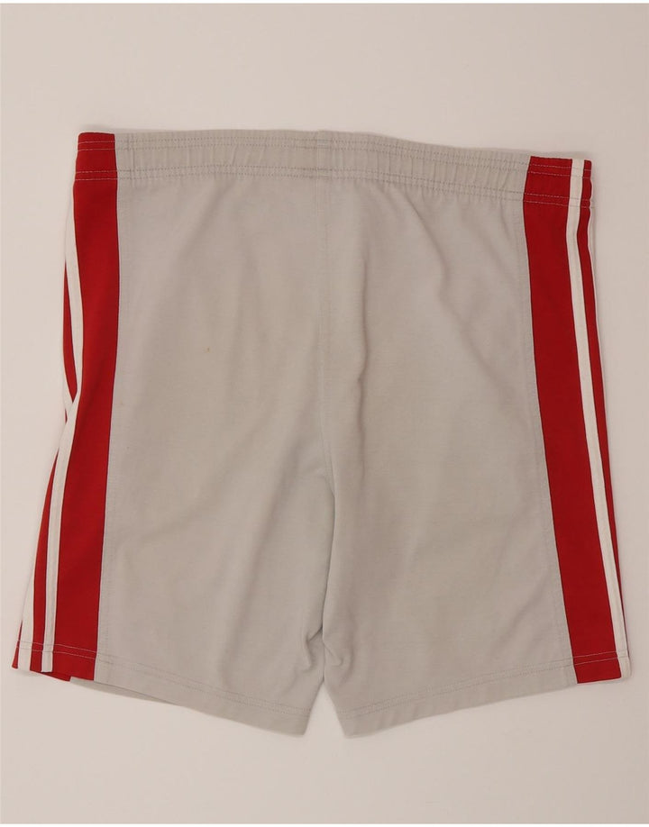 Pantaloncini sportivi Adidas da uomo piccoli in cotone grigio