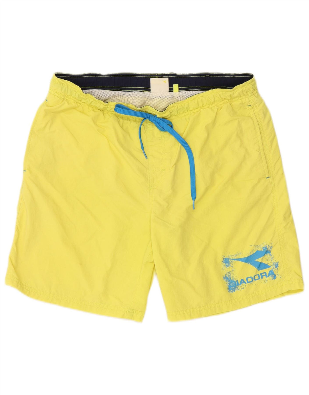 DIADORA Pantaloncini da bagno grafici da uomo XL Giallo in poliammide