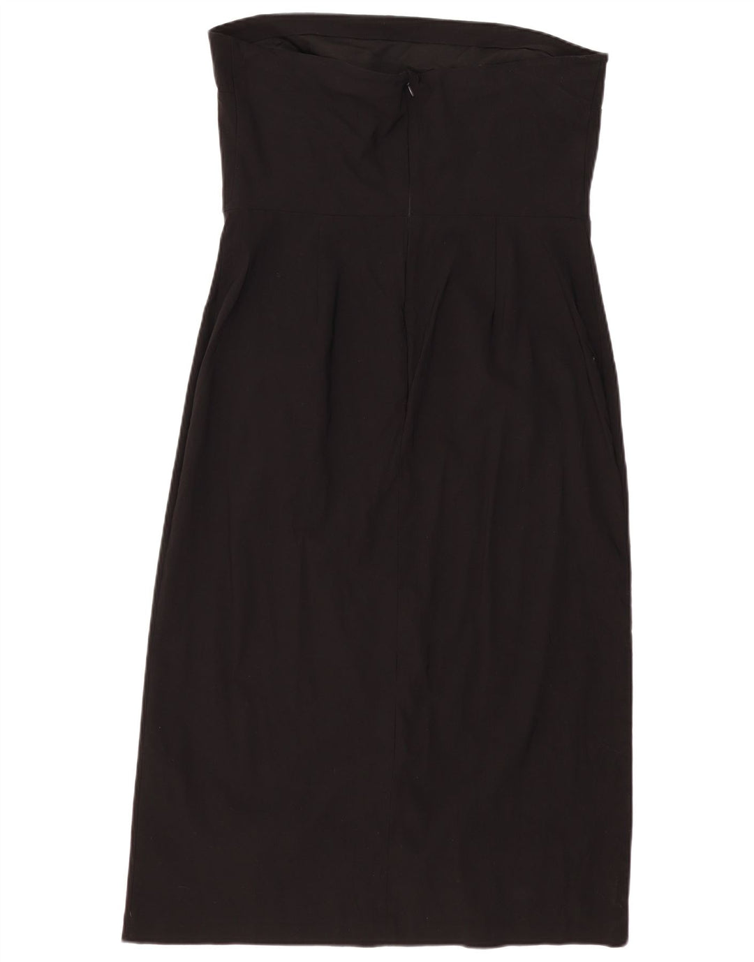 Abito senza spalline da donna Marks & Spencer UK 18 XL viscosa nera