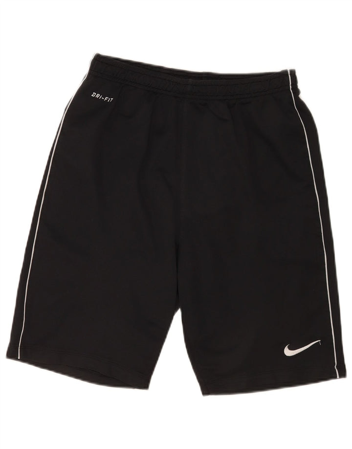 Pantaloncini sportivi Nike da uomo con vestibilità regolare grafica, piccoli, neri, in poliestere