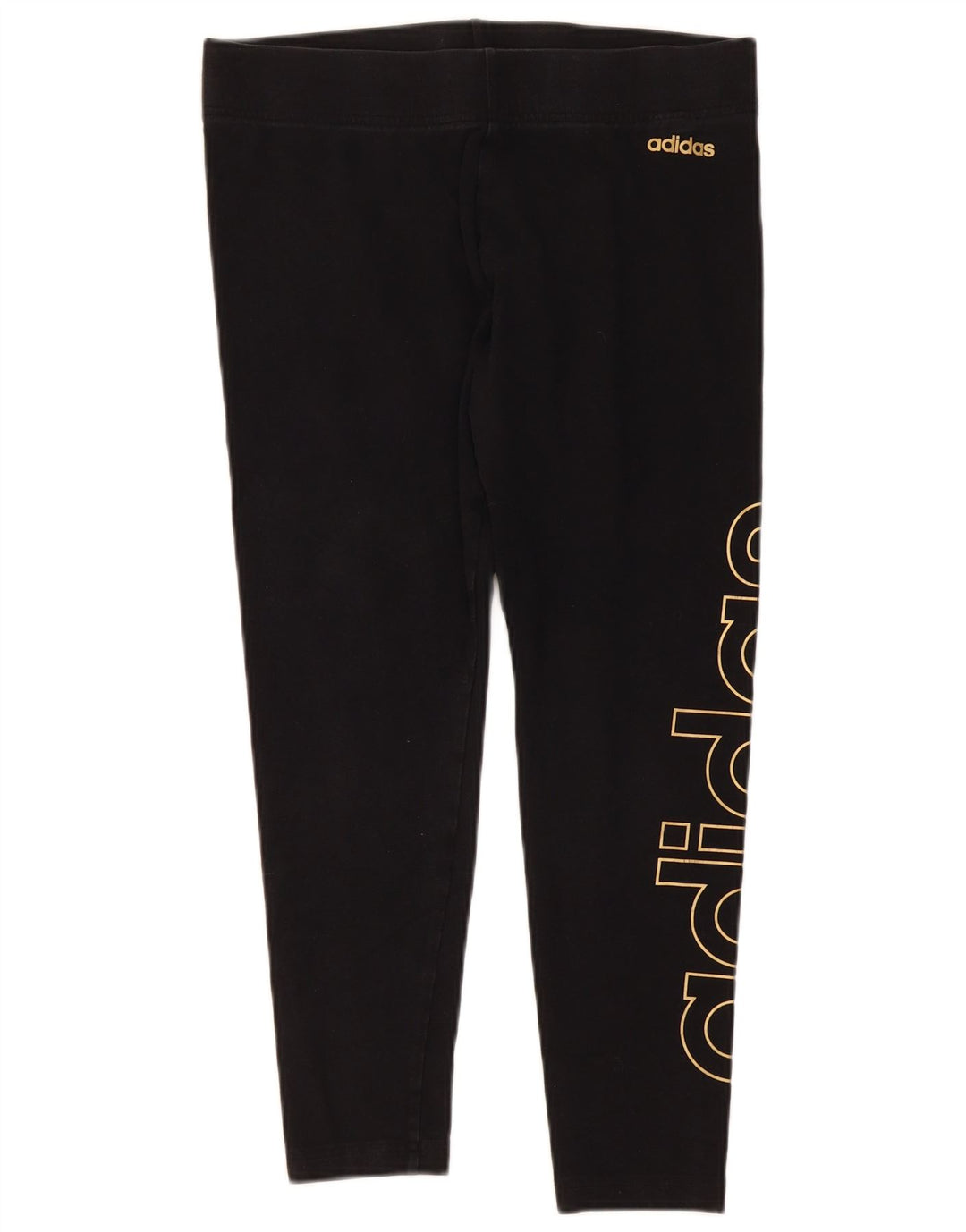 Leggings grafici Adidas da donna UK 16/18 grande neri