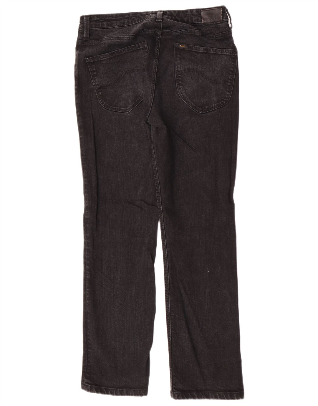 Jeans dritti Marion da donna Lee W30 L28 cotone nero