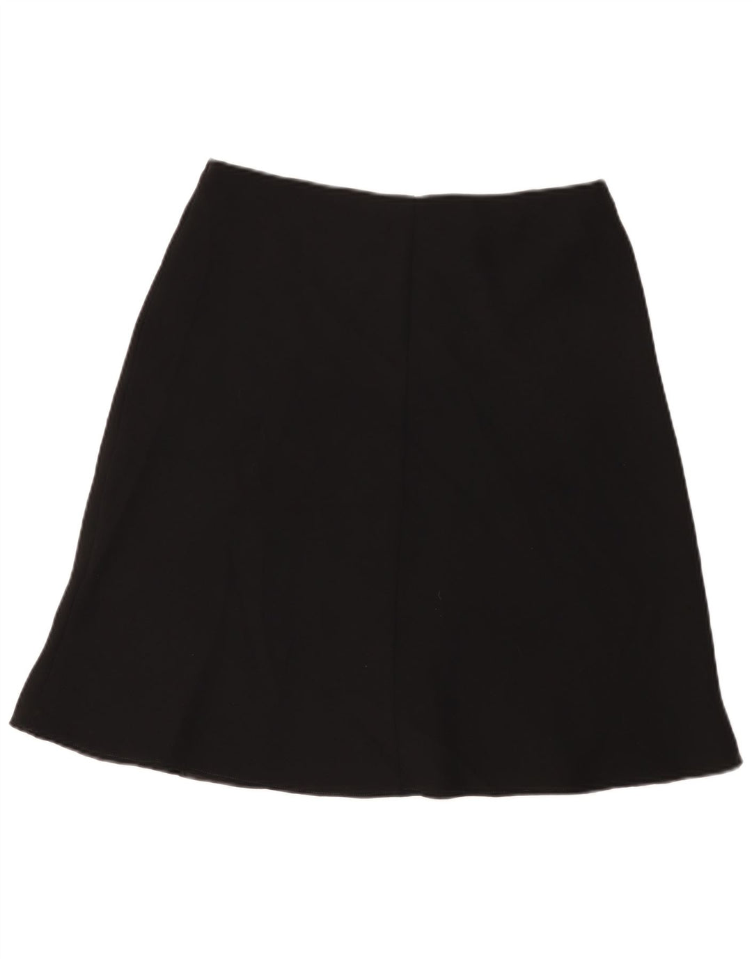 Gonna a trapezio da donna Marks & Spencer UK 14 grande W32 poliestere nero