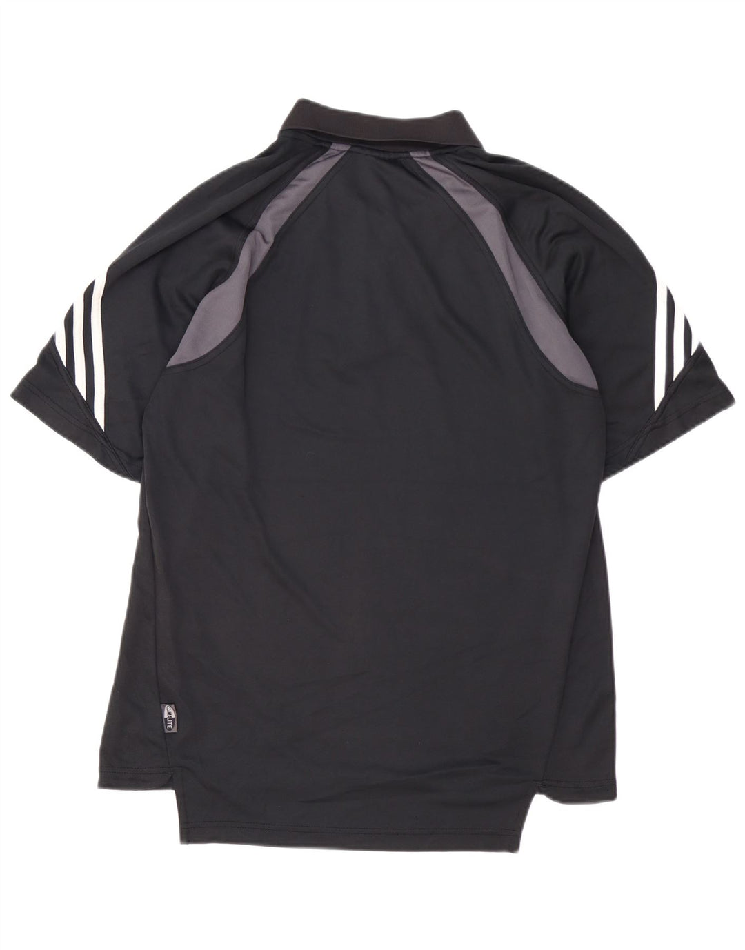 Polo ADIDAS da uomo Climalite grande nera in poliestere