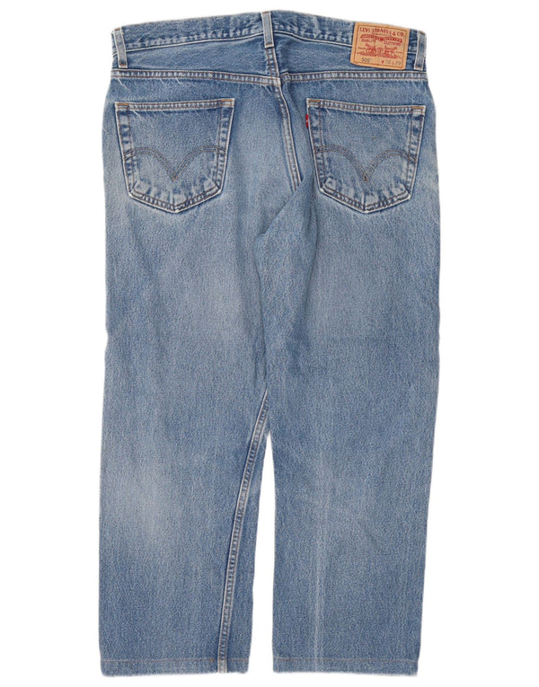 Jeans dritti da uomo Levi's 505 vestibilità regolare W36 L26 cotone blu