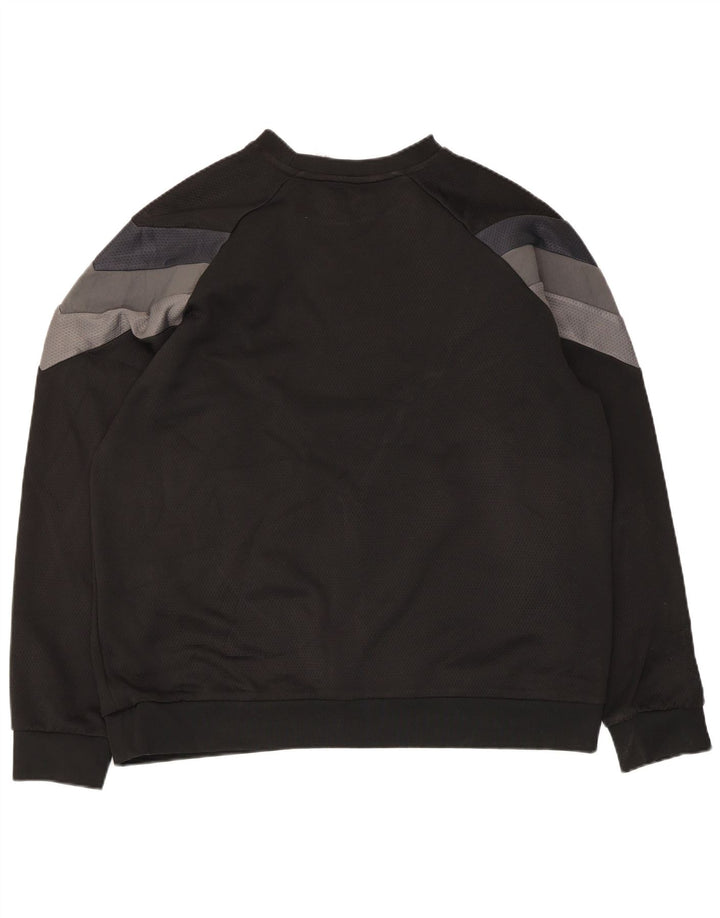 Felpa da uomo Adidas Jumper XL Nero Colourblock Poliestere