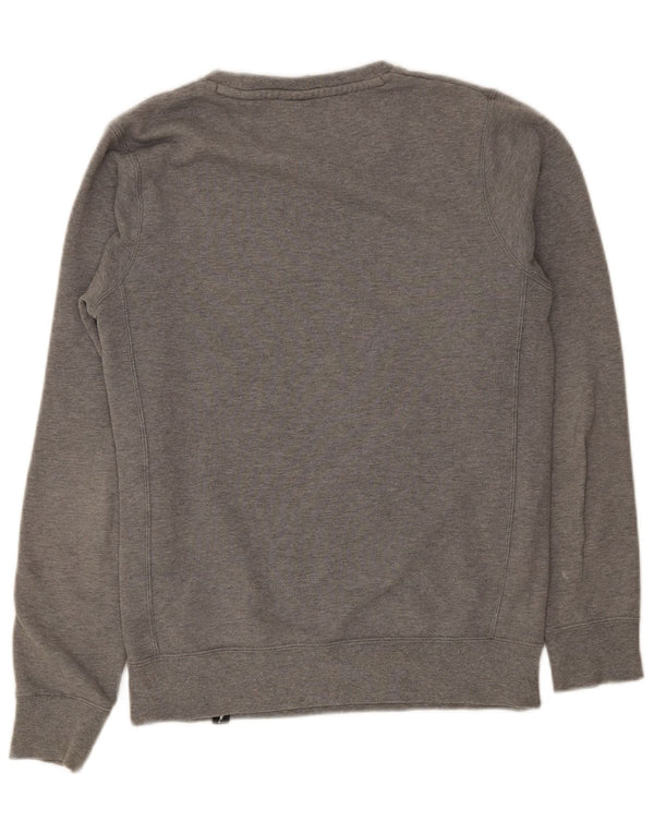 Felpa grafica da uomo Nike XS in cotone grigio