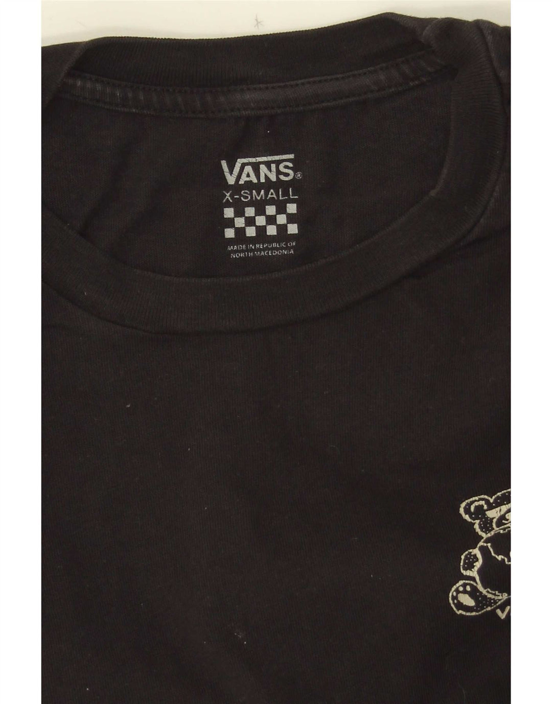 Maglietta grafica da donna Vans UK 6 XS Nera
