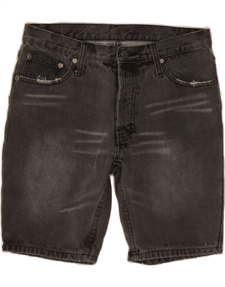 CHEAP MONDAY Mens Denim Shorts W29 Small Grey Cotton Vintage Cheap Monday and Second-Hand Cheap Monday from Messina Hembry 
