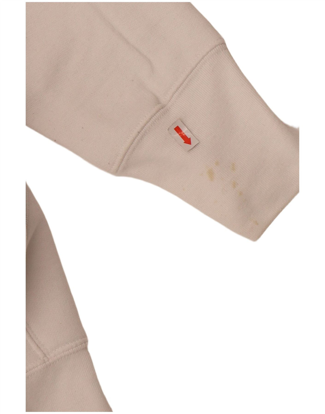 Felpa con cappuccio grafica da uomo Champion, grande, poliestere bianco