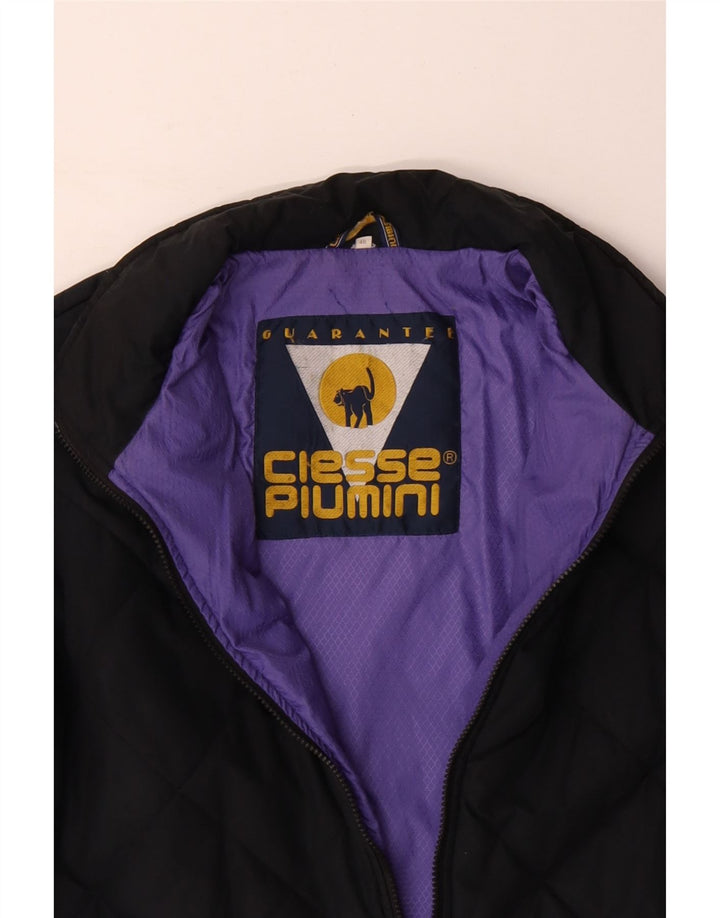 CIESSE PIUMINI Giubbotto Piumino Trapuntato Uomo IT 46 Small Nero Poliestere