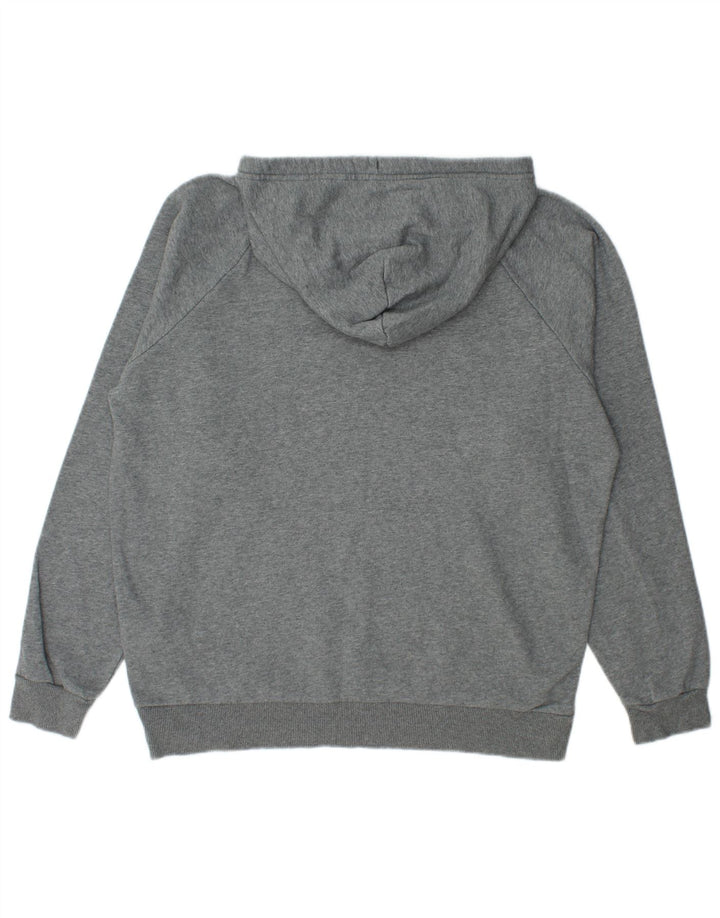 Felpa con cappuccio da uomo Under Armour in cotone chiazzato grigio medio