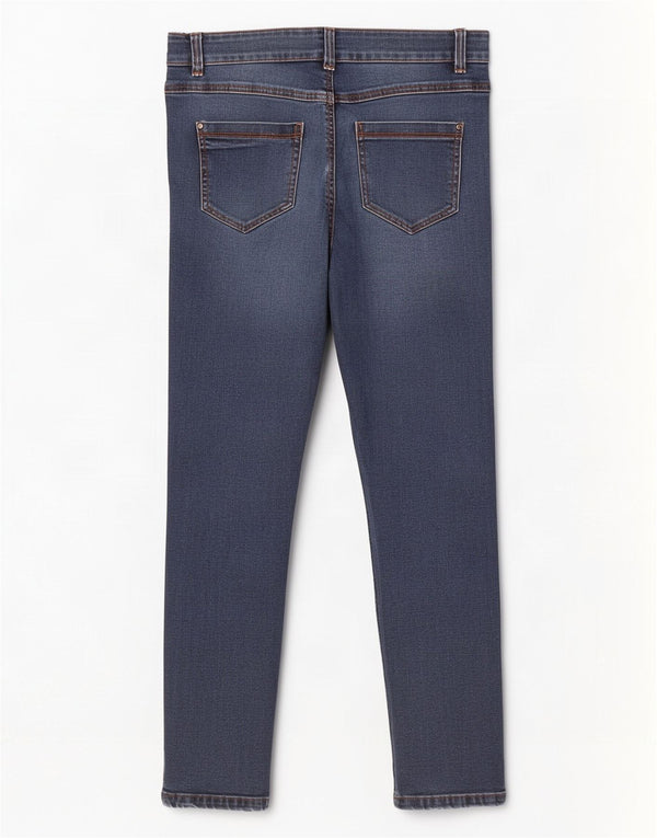 Jeans skinny da donna M&Co UK 10 Small W30 L28 Cotone blu navy
