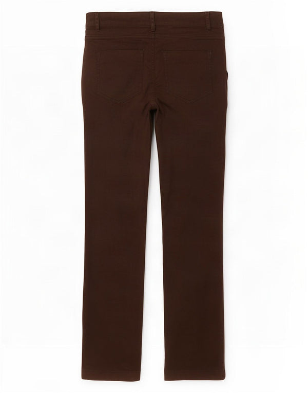 Pantaloni casual dritti da donna Benetton IT 38 XS W28 L32 Marrone
