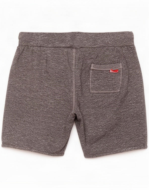 Pantaloncini sportivi da uomo con grafica Superdry Large in cotone chiazzato grigio