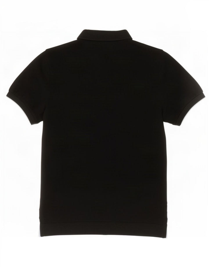 Polo da uomo Massimo Dutti grande in cotone nero