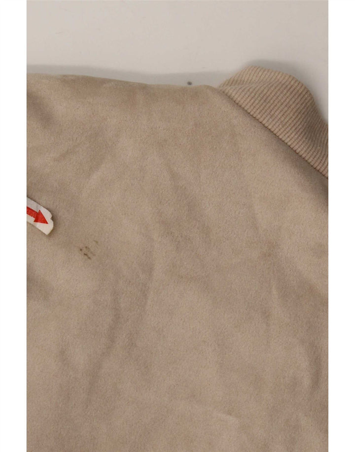 Giubbotto bomber oversize da donna Zara UK 14 Poliestere beige medio